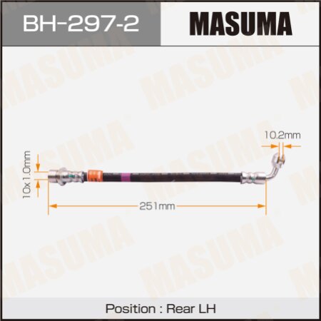 Шланг тормозной Masuma, BH-297-2