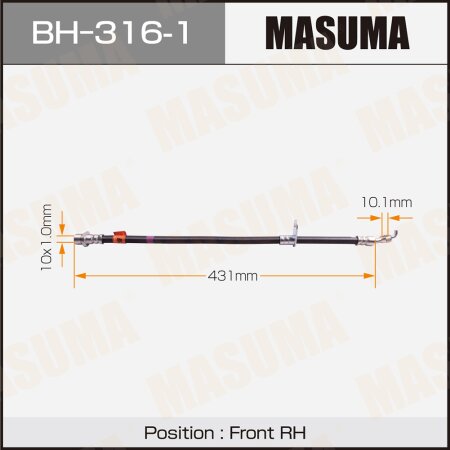 Шланг тормозной Masuma, BH-316-1