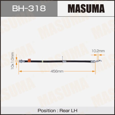 Шланг тормозной Masuma, BH-318