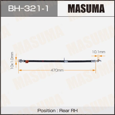 Шланг тормозной Masuma, BH-321-1