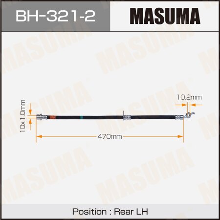 Шланг тормозной Masuma, BH-321-2
