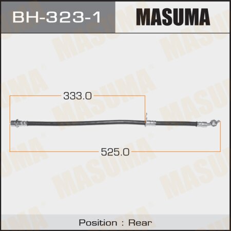 Шланг тормозной Masuma, BH-323-1