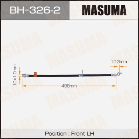 Шланг тормозной Masuma, BH-326-2