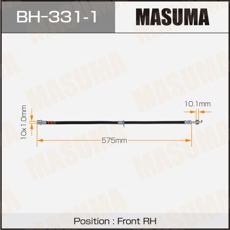 Шланг тормозной Masuma, BH-331-1
