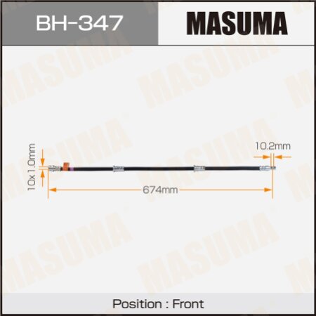 Шланг тормозной Masuma, BH-347