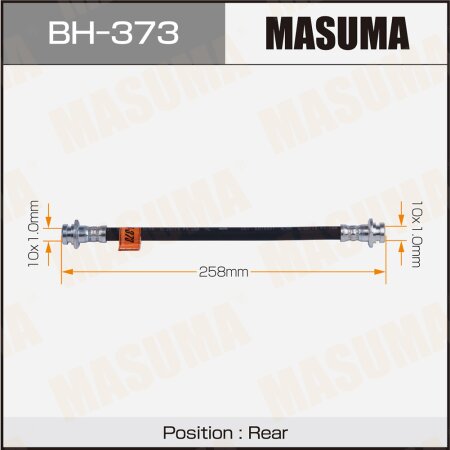 Шланг тормозной Masuma, BH-373