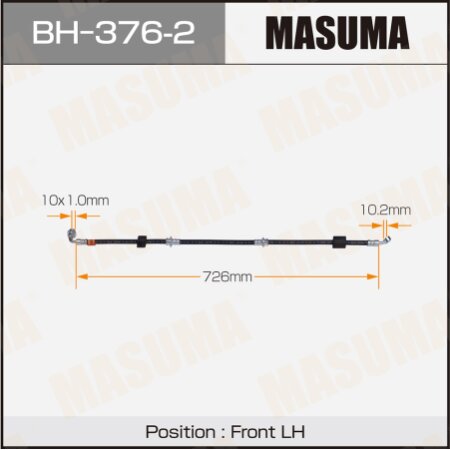 Шланг тормозной Masuma, BH-376-2