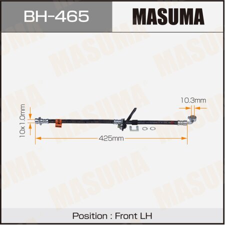 Шланг тормозной Masuma, BH-465