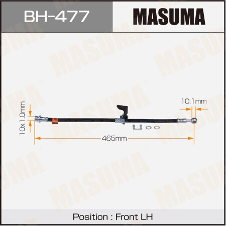 Шланг тормозной Masuma, BH-477