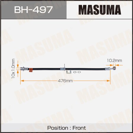 Шланг тормозной Masuma, BH-497