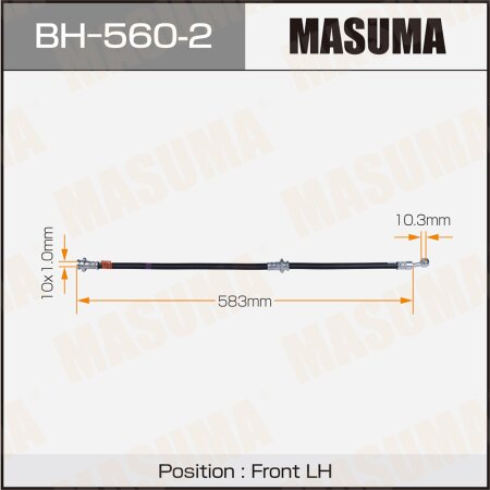 Шланг тормозной Masuma, BH-560-2