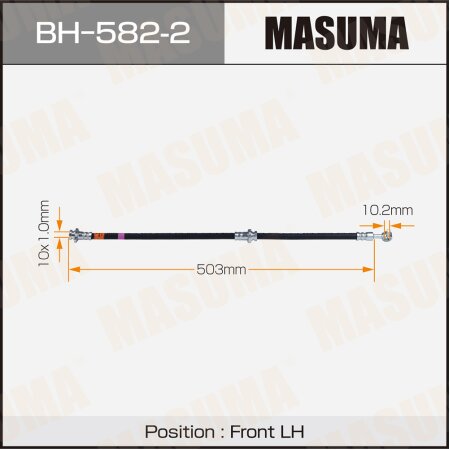 Шланг тормозной Masuma, BH-582-2