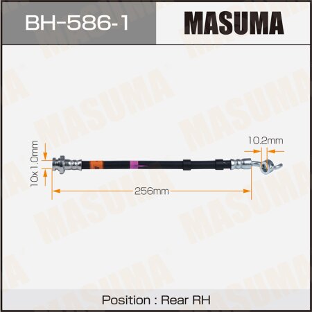 Шланг тормозной Masuma, BH-586-1