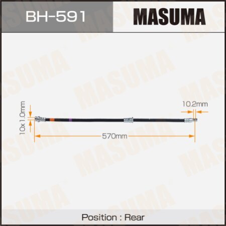 Шланг тормозной Masuma, BH-591
