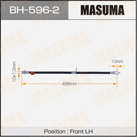Шланг тормозной Masuma, BH-596-2