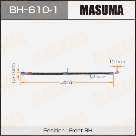 Шланг тормозной Masuma, BH-610-1