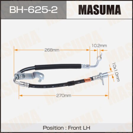 Шланг тормозной Masuma, BH-625-2