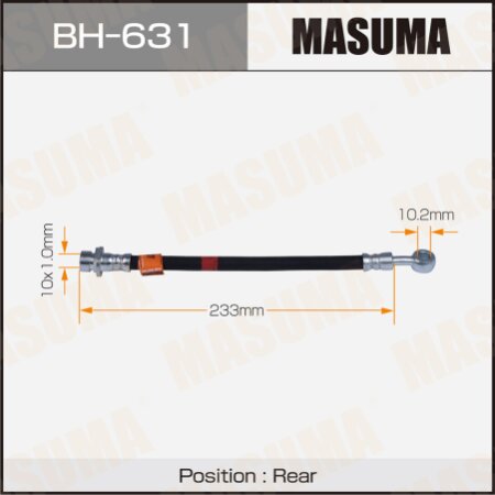 Шланг тормозной Masuma, BH-631