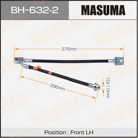 Шланг тормозной Masuma, BH-632-2