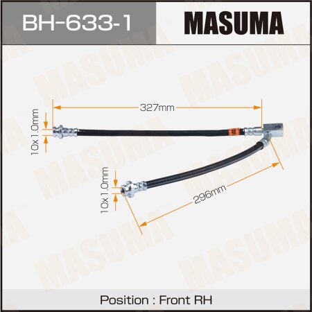 Шланг тормозной Masuma, BH-633-1