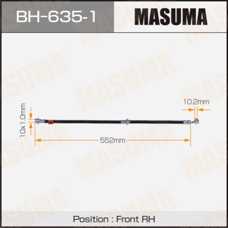 Шланг тормозной Masuma, BH-635-1