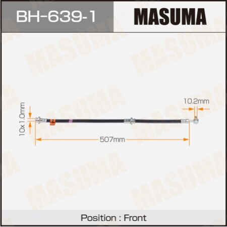 Шланг тормозной Masuma, BH-639-1