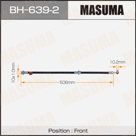Шланг тормозной Masuma, BH-639-2
