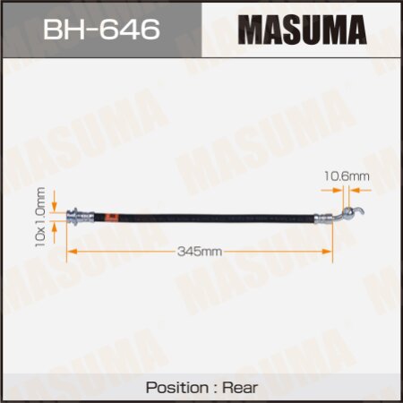 Шланг тормозной Masuma, BH-646