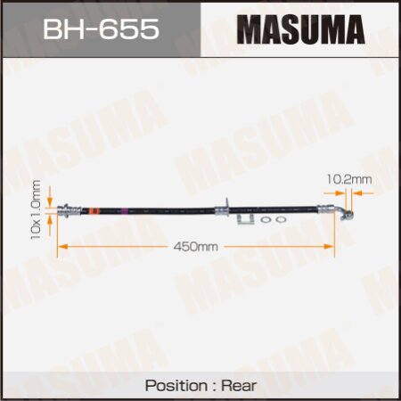 Шланг тормозной Masuma, BH-655