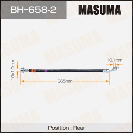 Шланг тормозной Masuma, BH-658-2