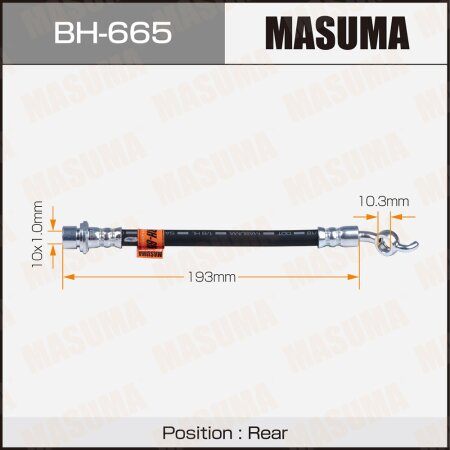 Шланг тормозной Masuma, BH-665