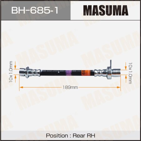 Шланг тормозной Masuma, BH-685-1