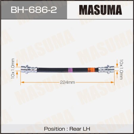 Шланг тормозной Masuma, BH-686-2