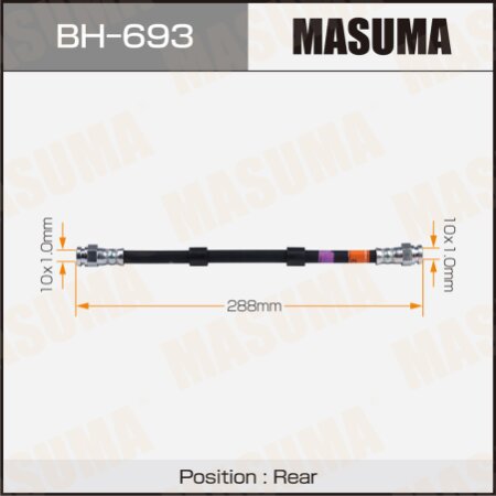 Шланг тормозной Masuma, BH-693