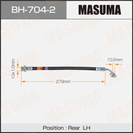 Шланг тормозной Masuma, BH-704-2