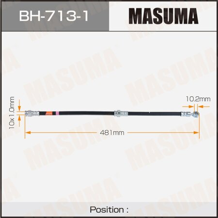 Шланг тормозной Masuma, BH-713-1