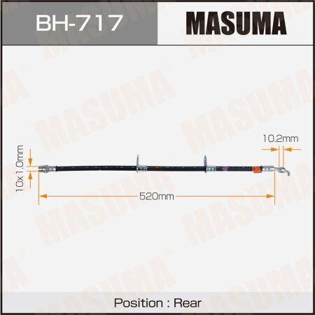 Шланг тормозной Masuma, BH-717