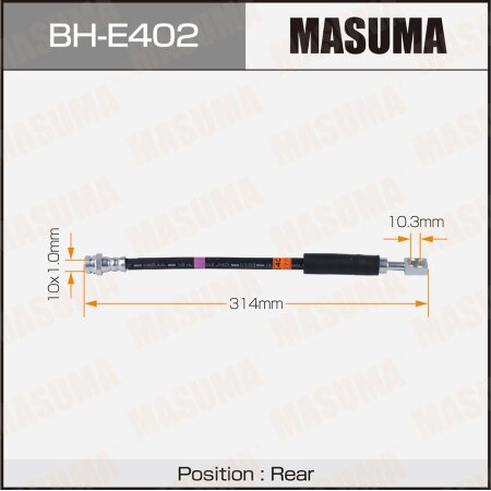 Шланг тормозной Masuma, BH-E402
