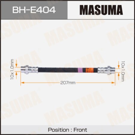 Шланг тормозной Masuma, BH-E404