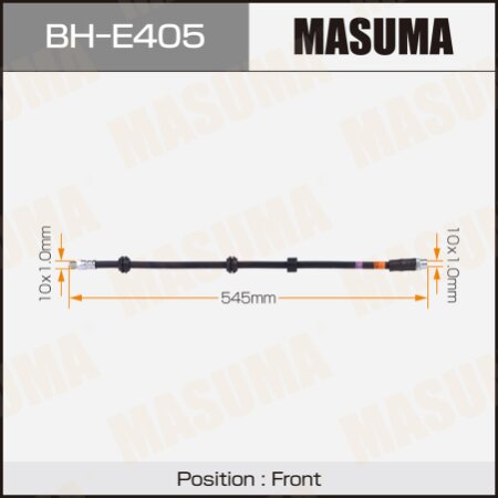 Шланг тормозной Masuma, BH-E405