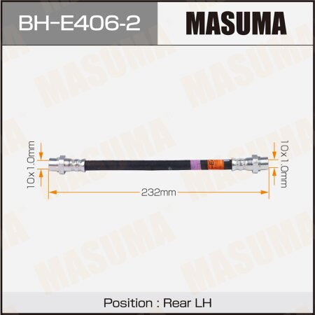 Шланг тормозной Masuma, BH-E406-2