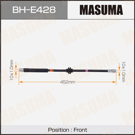 Шланг тормозной Masuma, BH-E428