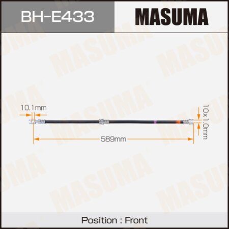 Шланг тормозной Masuma, BH-E433