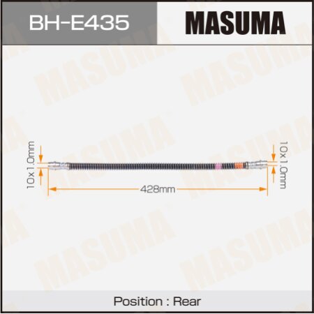Шланг тормозной Masuma, BH-E435