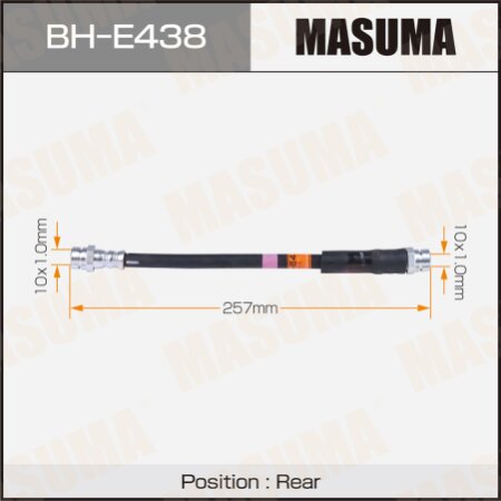 Шланг тормозной Masuma, BH-E438