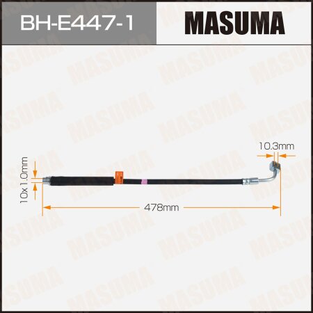 Шланг тормозной Masuma, BH-E447-1