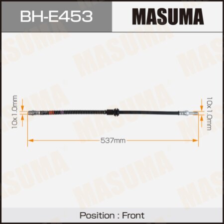 Шланг тормозной Masuma, BH-E453