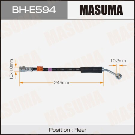Шланг тормозной Masuma, BH-E594