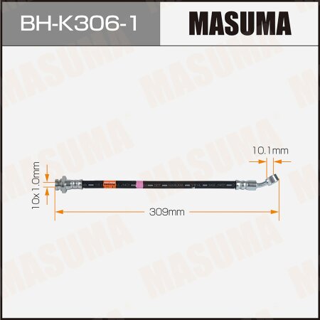 Шланг тормозной Masuma, BH-K306-1