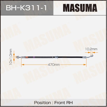 Шланг тормозной Masuma, BH-K311-1